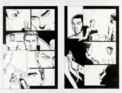 Gary Frank And Jonathan Sibal | Squadron Supreme #4 Story Pages Original Art Group 6 (Marvel, 2006). | Heritage