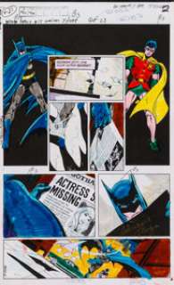Adrienne Roy - The Batman Family #17 Page 1 Production Color Guide (DC, 1978)....