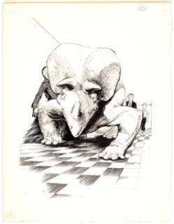 Louis Darling | The Enormous Egg Illustration Uncle Beazley Original Art (Little Brown, 1956). | Heritage