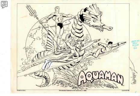 Jose Garcia Lopez | Aquaman - Style Guide | Panel Page Art