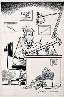 Lambil | Pauvre Lampil illustration Ã  l’encre de chine pour un poster du | Kahn et Associés