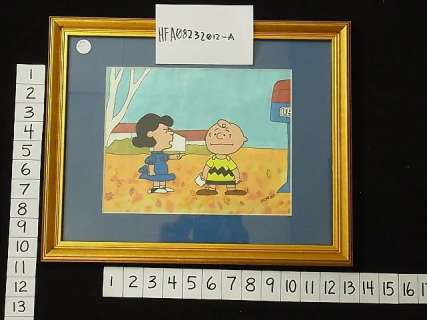 101: Peanuts Animation Production Cel Lucy & Charle Bro | Hess Fine Auctions