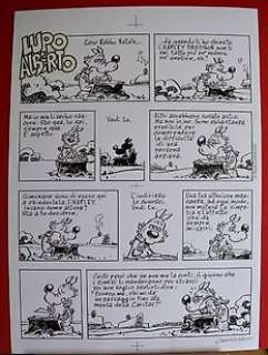 Cannucciari, Bruno - original plate "Lupo Alberto"