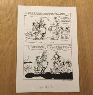 Stuf (Stéphane de Becker) Et Janry | Gag originale  - Passe moi l’ ciel   -  (années 2010) | Catawiki