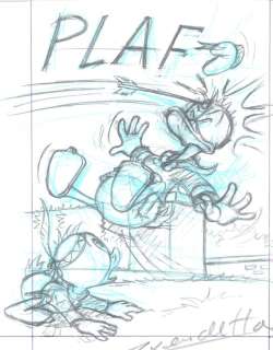 Vendetta, Z. | Original Pencil Triptych  - Donald Duck & Nephews  - Indians | Catawiki