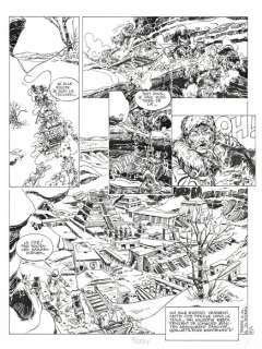 Ferry (Vosselen, Ferry Van) | Original page (p.16)  - Ian Kaledine 2  - Le secret de la Taiga  - (1980) | Catawiki