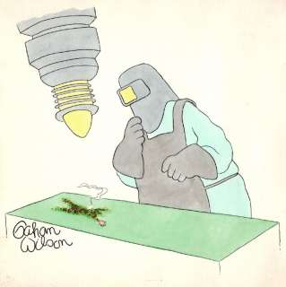 Gahan Wilson | Complete 1 Panel X-Ray Exam Gonebad Hand-Colored Ink Gag | Romitaman