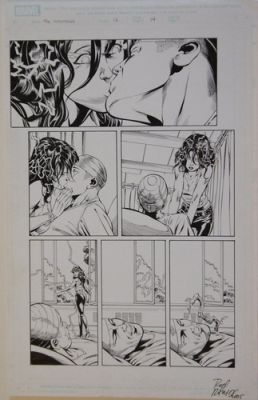 DAVID ROSS / RODNEY RAMOS original art, The INHUMANS #12 pg 14, 11x17, 2004 | eBay US