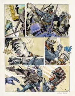 Breccia Enrique Argentin 1945 | La Marne - Série : LES SENTINELLES Planche 53 de la BD "Les Sentinelles", Chapitre… | Cornette de St Cyr