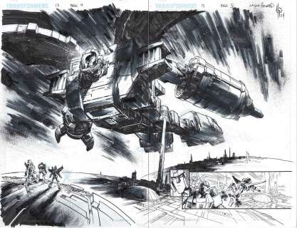 Jason Howard - Transformers (2023 Image) Issue 13 Page 04 & 05
