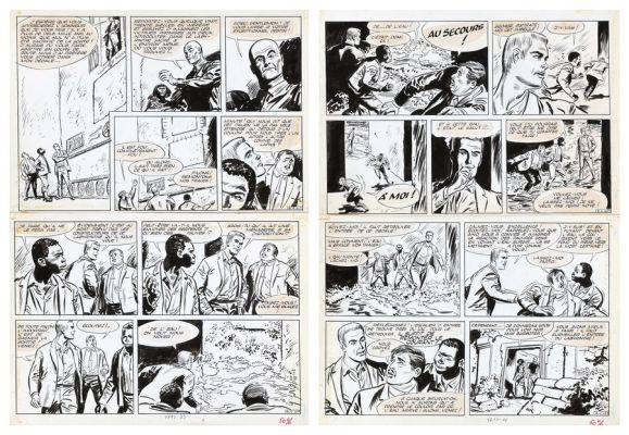 Herbert | Lot 075 - Docteur Gladstone, planche n°21 et 22 à l’encre… | AZ auction