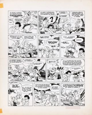 Godard | Lot 122 - Norbert et Kari, planche n°2 à l’encre de Chine… | AZ auction