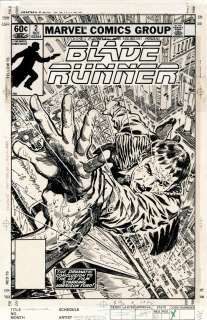 Brent Anderson - blade runner #2 cover marvel comics adaption - brent anderson art
