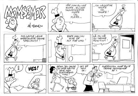 WOW – Momsemor Yngre læger, søndagsside | ComicArt.dk