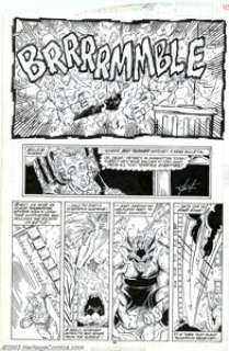 Rob Liefeld - Original Art for Amazing Spider-Man Annual #23 "Abominations" page 18 (Marvel, 1989). -