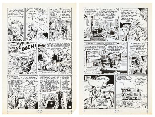 Parras | Ian Mc Donald, planches n°2 et 3 à l’encre de… | AZ auction