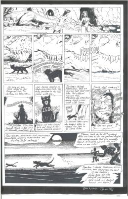 Budd Root Cavewoman Original Art Signed 1999 Meriem Good Girl Art! | East Bay Comics