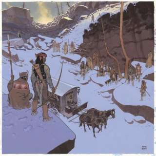 Lot 24 - RALPH MEYER UNDERTAKER L‘Indien blanc (T.5), Dargaud 2020 Couverture originale pour...