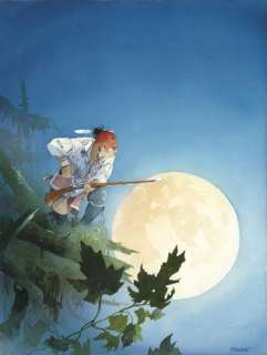 PATRICK PRUGNE Tomahawk, Daniel Maghen 2020 Couverture originale. Signée. Aquarelle... | Daniel Maghen Enchères