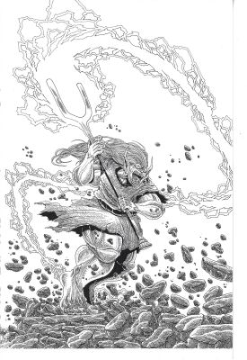 James Stokoe | Silverhawks #3 (Dynamite Entertainment) Original Variant Cover Art | Marley Zarcone / James Stokoe