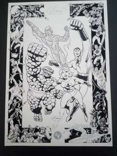 Original Art By Jean-Yves Mitton | Marvel Comics  - Fantastic Four | Catawiki