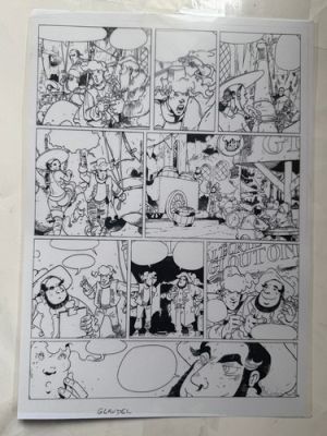Glaudel – Calque original d’impression BD – Planche complète | eBay Europe (Buy It Now)