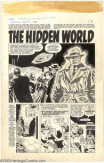 Doug Wildey - Complete Story Original Art for Unearthly Spectaculars #1 "The Hidden World" (Harvey, - | Heritage