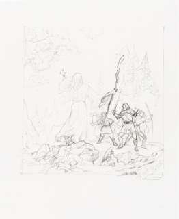 Nasmith Ted – "Gandalf Returns", anni ‘90 | Urania Casa d’Aste