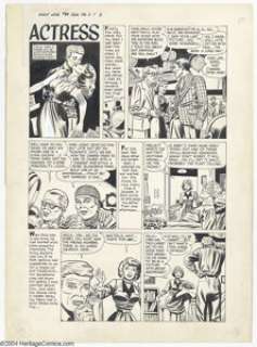 Lee Elias (attributed) - First Love Illustrated #84, Complete 4-page Story, "Actress" Original Art - | Heritage