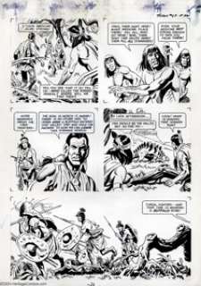 Alberto Giolitti - Turok, Son of Stone #69, page 20 Original Art (Gold Key, 1970). Turok and Andar search for a - | Heritage