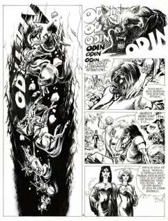 Rosinski | Thorgal, La Magicienne Trahie, planche originale Ã  l’encre de chine réalisée pour cet album paru en … | Septimus