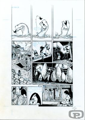 Olivier Vatine | Cixi Volume 1, Page 06 - Original Art by Olivier Vatine | Pulp’s Art