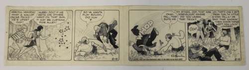 Original Pen & Ink "Alley Oop" Comic, V.T. Hamlin | misc / divers