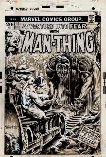 Frank Brunner - adventure into fear #16 cover (1973)