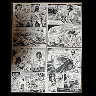 VINTAGE RARE COMIC THE LADY AND THE SHEEP GIRL by HAGE | misc / divers