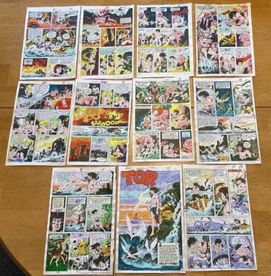 TOR #3 comic ART original COLOR GUIDES 11 Pg COMPLETE STORY 1975 JOE KUBERT | eBay US (Buy It Now)