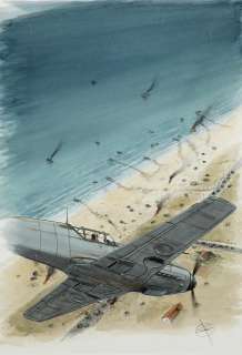 Stéphan AGOSTO (né en 1968) Planche ayant servi Ã  la bande dessinée "F.A.F.L" Couverture de l’album "Opération Dynamo" tome 1 (2010)... | Tajan