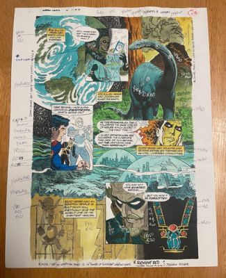 ZERO HOUR #0 ART original COLOR GUIDE 1994 BATGIRL DIES? DISAPPEARS TIMELINE | eBay US (Buy It Now)