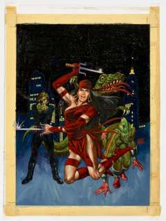 Original Cover Art By Carlos Prunés I Alvarez | Elektra  - Spanish Publication | Catawiki