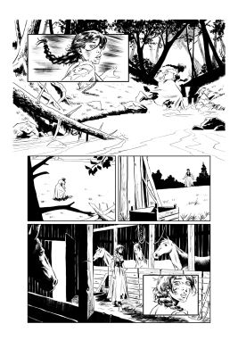 Pablo de Bonis | Red Sonja issue 1, page 7 – ARTIST PROOF | NRisso Art