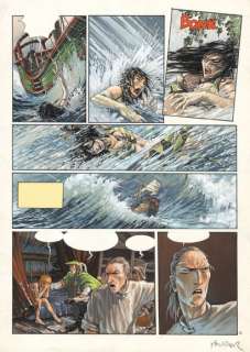 MOURIER - Lot 75 - JEAN-LOUIS MOURIER LES FEUX D‘ASKELL Corail sanglant (T.3), Soleil 1995 Planche...