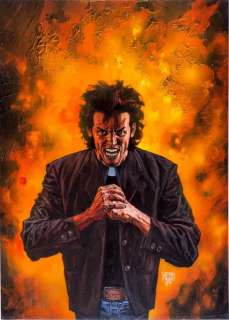 Glenn Fabry – Preacher – Rare Wizard cover – 1997 Prime era