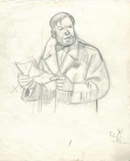 Lot #71 | Jacobs. Esquisse originale Blake et Mortimer | BDEnchères