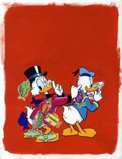 Walt Disney, Studios | Picsou Original Ã  la gouache pour la couverture du magazine de Picsou n°122, paru… | Cornette de St Cyr