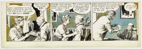 Original Artwork by Frank Godwin - Rusty Riley Daily From 18 March 1958 | Catawiki