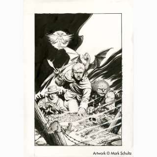 Mark Schultz | Arrowsmith: Behind Enemy Lines #3 variant cover | Flesk