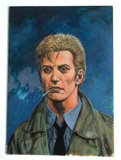 Glenn Fabry - Original art Cover Quality Painting of John Constantine Hellblazer - Published in Sketchbook #3 + signed Sketchbook - (2014) | Catawiki