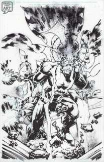 Whilce Portacio | Uncanny Inhumans 3 Cover - Marvel 92 - Variant | Panel Page Art