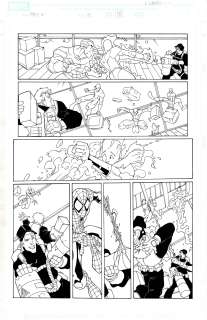 Logan Lubera | Marvel Age Spider-Man 18 Pg 18 - Fantastic Four Human Torch Sandman | TDArt