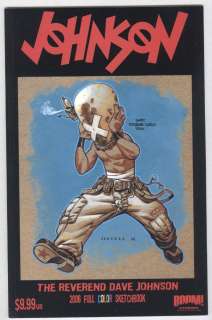 Dave Johnson | The Reverend Dave Johnson Issue 2006 Page Full Color Sketchbook | NSNart